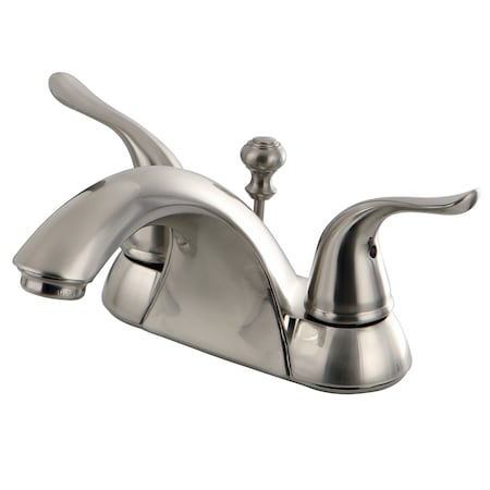 Kingston Brass 4" Centerset Bathroom Faucet, Brushed Nickel KB2628YL